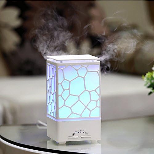 witmoving Essential Oil Diffuser 200ml Aromatherapy Humidifier Cool Mist Ultrasonic Aroma Diffuser with 7 Color Romantic Warm Lights Changing and Waterless Auto Shut-off for Home humidifier