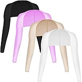 Yookat 4 Pieces Cooling Shawl Golf Cooling Shawl Arm Sleeve Sun Protection Golf Shrug for Women Men Outdoor Sports