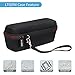 LTGEM Hard Case for Tribit XSound Go Bluetooth Speaker or Tribit Upgraded MaxSound Plus Portable Bluetooth Speaker - Protective Carrying Storage Bag