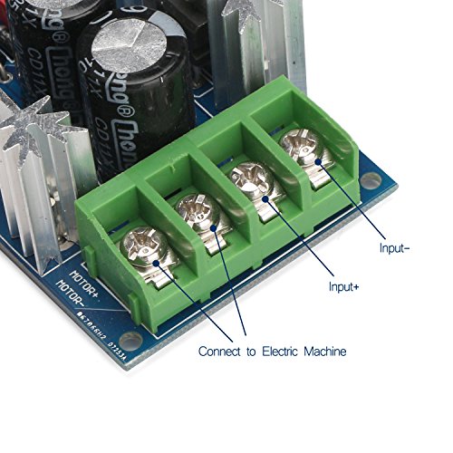 PWM Motor Controller 30A, DROK DC 10-50V 12V 24V 36V 48V Motor Driver Control 1000W PWM Stepless Motor Speed Regulator Module 240Hz 2.2kHz 22kHz Adjustable Frequency Regulation