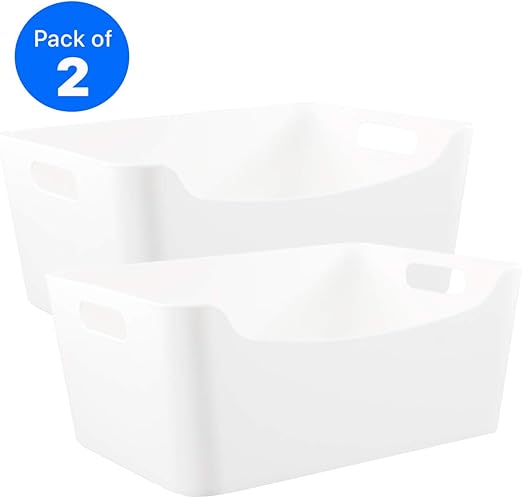 Amazon Com Storage Bins Plastic Organizers And Storage