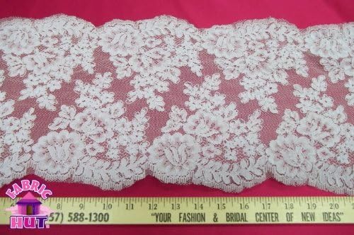 Alencon Remembrance Lace Trim LT9 White