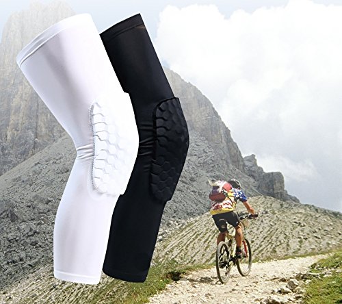 image for Protective Knee Pads, AMOSTING 2 Packs Anti-slip Basketball Knee Pads 