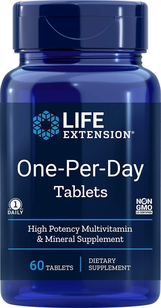 Life Extension One Per Day Tablets, 60 Count: Health & Personal Care