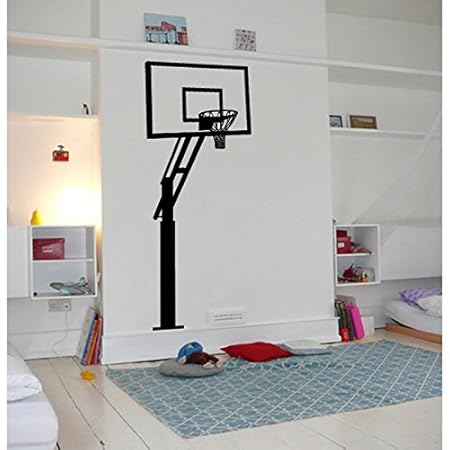 TATOUTEX Stickers - Cesta de Baloncesto - Burdeos, L 30 cm x H 75 ...