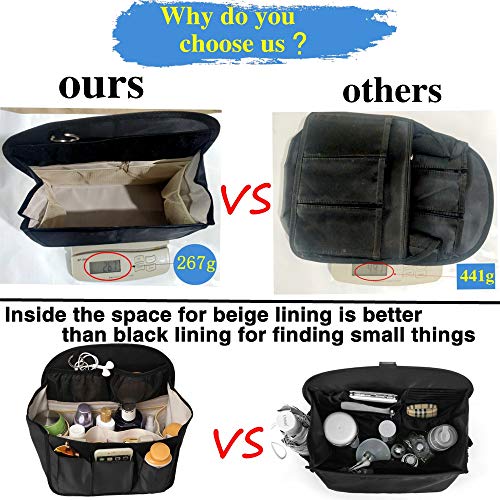 Nylon Rucksack Organizer Insert, Backpack Organizer Insert, Women or