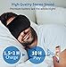 EverPlus Sleep Headphones, Upgraded Sleep Eye Mask Bluetooth 5.0, Wireless Sleep Headphones, Designed with Ultra Thin Speakers & MIC, Super Soft, Washable, Hands-Free Calling, Travel Helper, Idea
