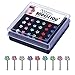 BodyJ4You 24PCS Nose Ring Bone Stud Pin Flower CZ 20G Stainless Steel Nostril Body Piercing Jewelry