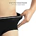 DAVID ARCHY 4 Pack Men's Ultra Soft Comfy Rib Micro Modal Briefs (L, Black)