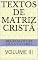 Livro TEXTOS DE MATRIZ CRISTÃ: VOLUME III