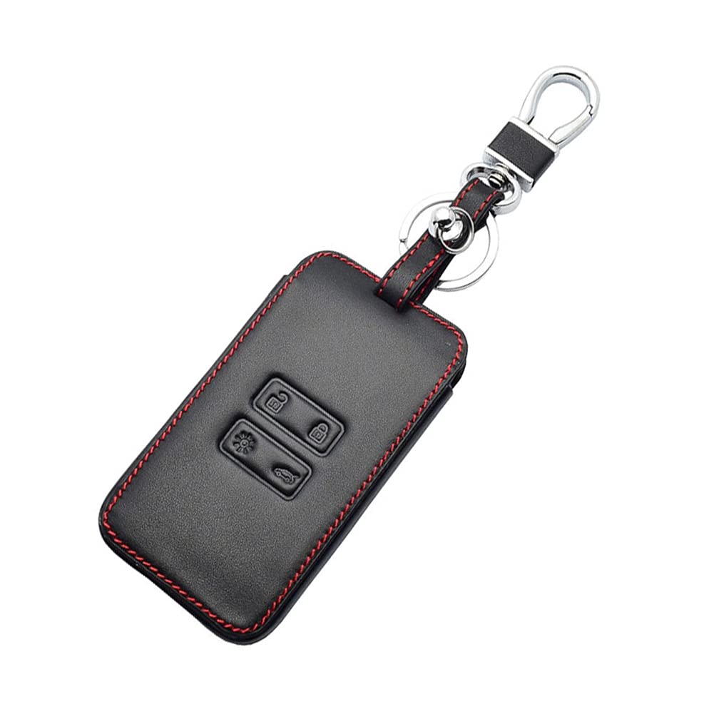 BIGJIYU Remote Control Car Key Shell Case for Renault Captur/Kangoo/Clio/Dacia Duster/Master 3 Accessory Pouch