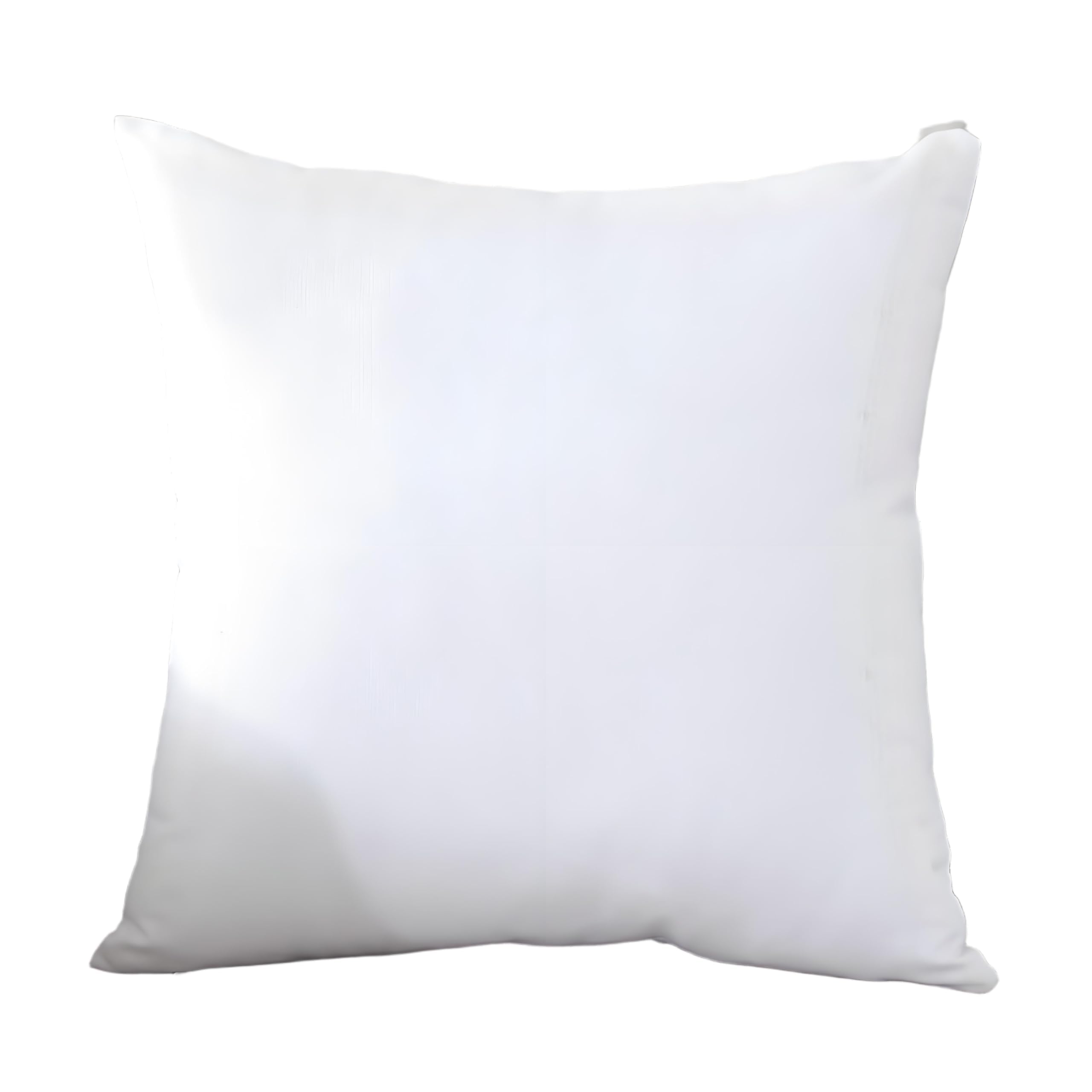 Photo 1 of TAOSON Decorative 100% Cotton Canvas Square Solid Toss Pillowcase Cushion Cover Pillow Case with Hidden Zipper Closure Only Cover No Insert - White 18"x18"(45x45cm)