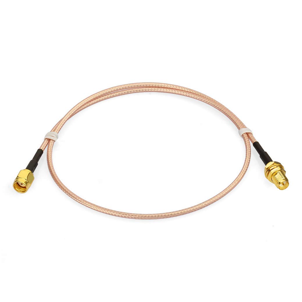 CB & Two-Way Radios 2-Pack Bingfu RP-SMA Male to RP-SMA Female Bulkhead  Mount RG316 WiFi Antenna Extension Cable 60cm/2 feet for Wireless PCI  Express PCIE Network Card USB WiFi Adapter WiFi Router