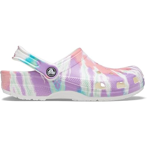 Crocs Women's Classic Marbled Tie-dye Clogs in Kenya Whizz Mules