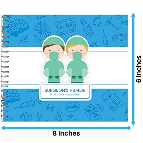 GIFTS FOR DOCTOR - Gift Idea For Your Favorite Surgeon, Medic, Specialist or Plastic Surgeon | Say Thank You After a Surgery or Medical Procedure with this Booklet | Includes Stickers, Jokes, Quotes
