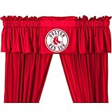 Boston Red Sox Logo Jersey Material Valance