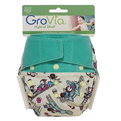 GroVia - Shell Loop Closure Baby Diaper with Waterproof Layer - Funfair