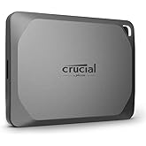 Crucial X9 Pro 2TB Portable SSD – Up to 1050MB/s sustained Reads, Water and Dust Resistant Storage for Photographers and Crea