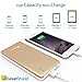 PowerSleek 7000mAH 2.1A Fast Charging Portable Slim External Battery Pack Power Bank for iPhone 6 6S 7 Plus, iPad Mini 4 5, Samsung Galaxy S7 S6 Edge, Note 5, LG G5 G4, HTC 10 - Gold