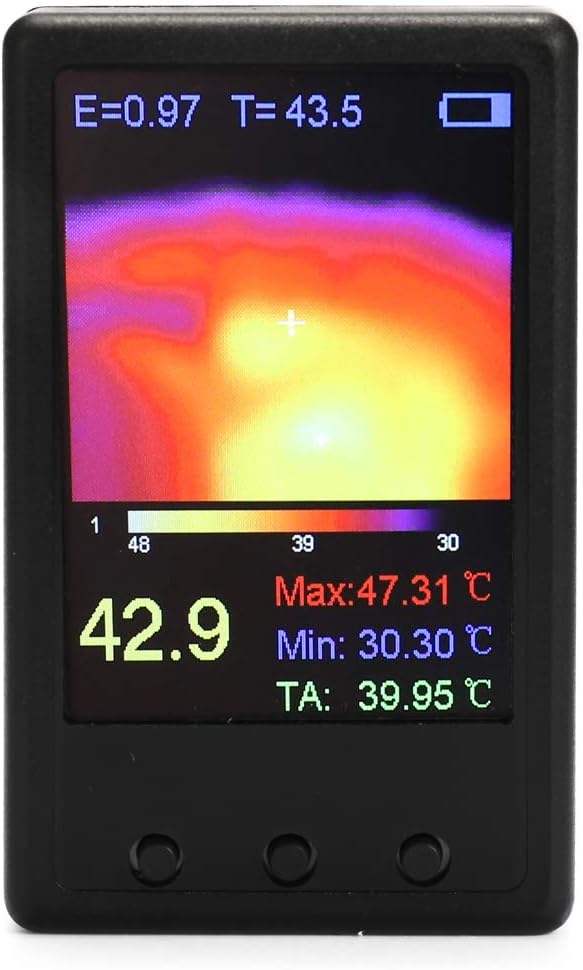 DZSF Portable High Quanlity Infrared Thermometer Handheld Thermograph Camera Infrared Temperature Sensor Digital Infrared Thermal Imager