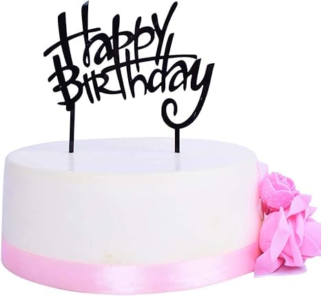 Amazon Com Shami Happy Birthday Cake Topper Premium Quality