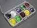40pcs Durable Clear Large Size Bass Rock Heavy Metal Guitar Picks Plectrum 1.0/2.0/3.0 mm + 10 Grid Case