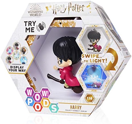 WOW! PODS Harry Potter Wizarding World Light-Up Bobble-Head Figure | Official Collectable Toy (Harry)