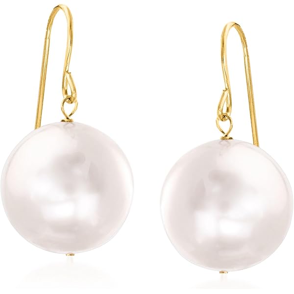 Amazon.com: Ross-Simons 11-12mm Cultured Baroque Pearl Drop