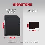 Gigastone 32GB SDHC A2 V30 UHS-I Memory Card 5-Pack for 4K Cameras view 2