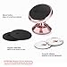 Magnetic Phone Holder for Car, Humixx 360° Adjustable Dashboard Phone Car Mount Compatible with iPhone XS Max iPhone XS X 8 Plus 7 Plus, Samsung S9 S8, Huawei, HTC, LG, ZTE [Easy Series] - Rose Gold