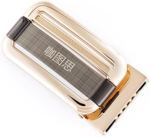 Katusi Mens Plaque Buckle Without Belt Alloy Width 3.5cm Multiple Colour kts5