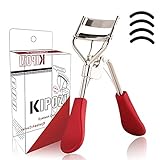 KIPOZI Eyelash Curler, Professional Lash Curler with 4 Refills Pads, Long Lasting and Natural Curling, No Pinching, Fits All Eye Shapes Get Gorgeous Eyelashes in Seconds