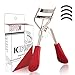 KIPOZI Eyelash Curler-Pro Lash Curler with Refills Long lasting & Natural Looking Curl Painless Fits All Eye Shapes Get Gorgeous Eyelashes in Seconds