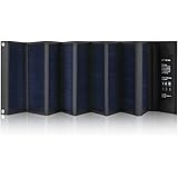 suaoki 60W ソーラーパネル充電器　ソーラーバッテリーチャージャー　高効率ソーラーパネル９枚搭載　スマホ　ノートPC　自動車バッテリー充電可能