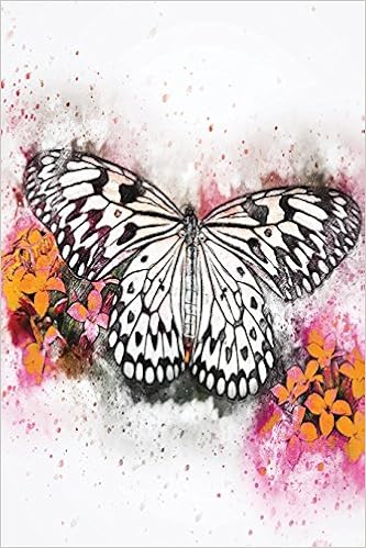 Buy Black And White Butterfly Watercolor Art Journal Lined