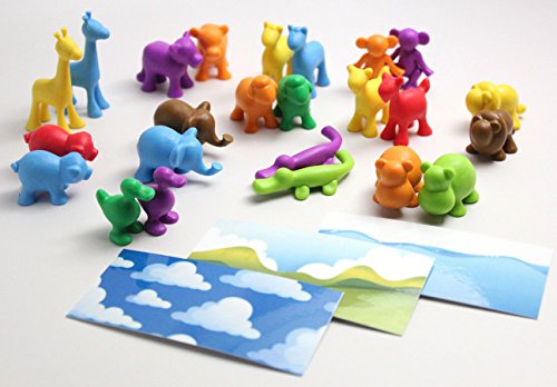 Land Water Air Match - Safari and Farm Animals - Simple matching game with sorting cards - Thumbnail 6