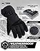 Tough Outdoors Snow Gloves - Men's & Women's Waterproof Winter & Snowboarding Gloves