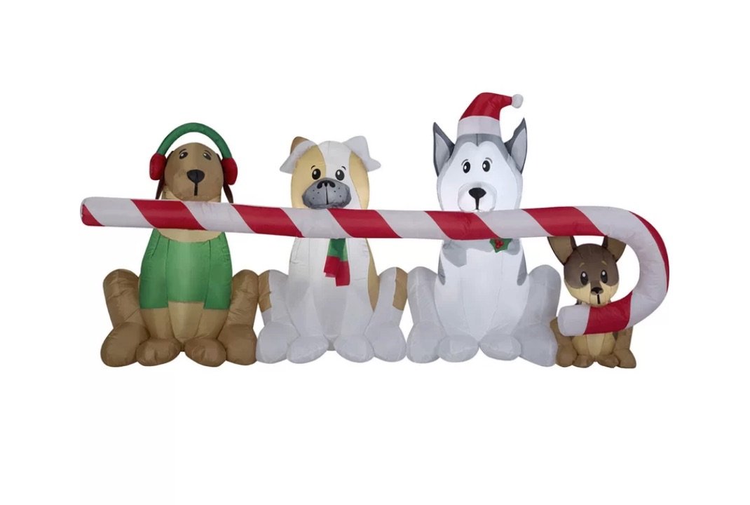 Outdoor Décor St Chihuahua Goldendoodle Husky Sled Dog Holiday Self