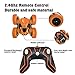 Yuboa RC Stunt Car Toy Remote Control Car for Kids Adults 360 Degree Flips Double Sided Rotating Race Car Electric Rechargeable Vehicle High Speed 2.4GHz 4WD Remote Controlled Truck Gift Orange