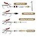 20Pcs Air Compressor Accessory Kit, Drillpro Pueumatic Air Fittings Tools, 1/4'' NPT Plugs, Blow Gun, Tire Pressure Pen with Inflatable Rod Kit for Blow Dust, Test Tire and Inflating for Car/Bike/Ball