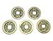 HoneyToys 100Pcs Chinese Good Luck Coins,Feng Shui I-Ching Coins,5 Different Chinese Dynasty Time Coin（Each Kinds 20Pcs）