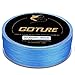 Goture 8-80LB Superpower Braided Fishing Line–Zero Stretch and High Tension Advanced Multifilamentline for Saltwater and Freshwater - Army Green, Blue, Blackish Green, Grey, Yellow- 2017