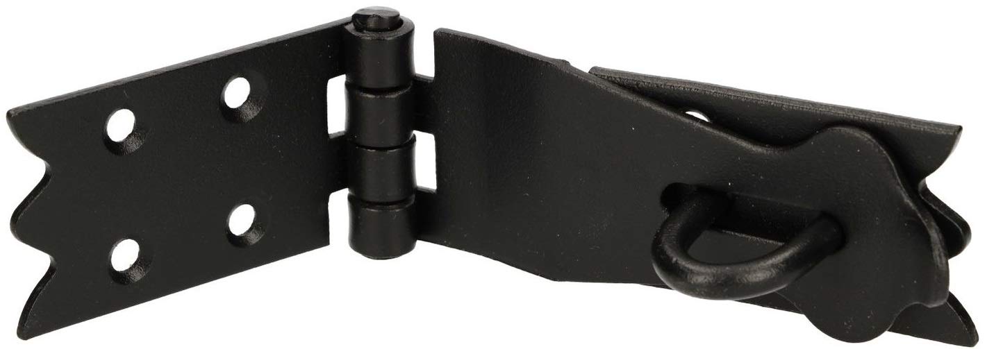 KOTARBAU® Safety Hasp 150 x 35 mm Hasp Hinge Hinge Door Bolt Padlock Locking Folding Bolt Cellar Lock