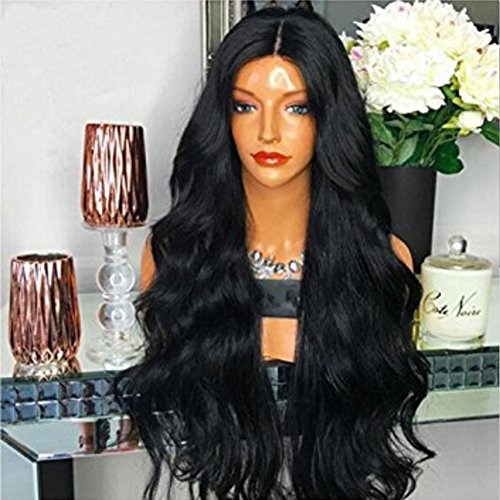Carina Hair Virgin Remy Brazilian Hair Body Wave Hair Glueless Lace Front Wig Size:20Inch