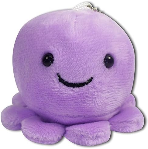 2" Purple Baby Octopus Soft Stuffed Plush Cartoon Toys Keychain