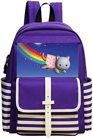 Nyan Cat Children Backpack Student School Bag Teens Shoulder Handbag