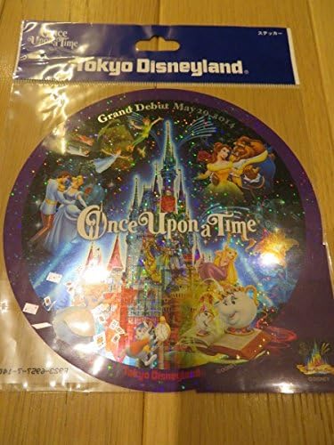 Amazon Tdl 東京ディズニーランド ワンスアポンアタイム オープン 記念 美女と野獣 シンデレラ城 アリス 日付入り ステッカー シール アニメ 萌えグッズ 通販