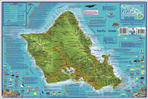 Franko's Map of Oahu, the Gathering Place by Frank Nielsen