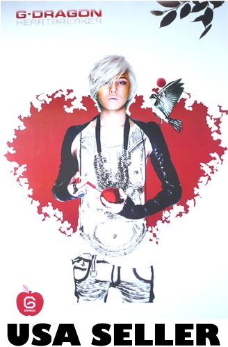 W G Dragon Bigbang Heartbreaker Poster 23 5 X 34 Big Bang Gdragon Korean Boy Band Sent From Usa In Pvc Pipe Buy Online In Bermuda At Bermuda Desertcart Com Productid