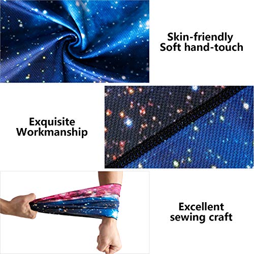 Unisex Rave Bandana Face Mask for Dust Wind Sun UV Protection Neck Gaiter/Face Scarf/Face Cover